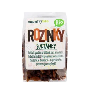 Country Life Rozinky sultánky 200g BIO